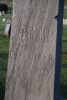 Gravestone, Katharina Peisch Jacobi, close-up Gravestone, Katharina Peisch Jacobi, close-up