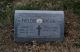 Gravestone of James Fields and Carol Ann Riess, Calvary