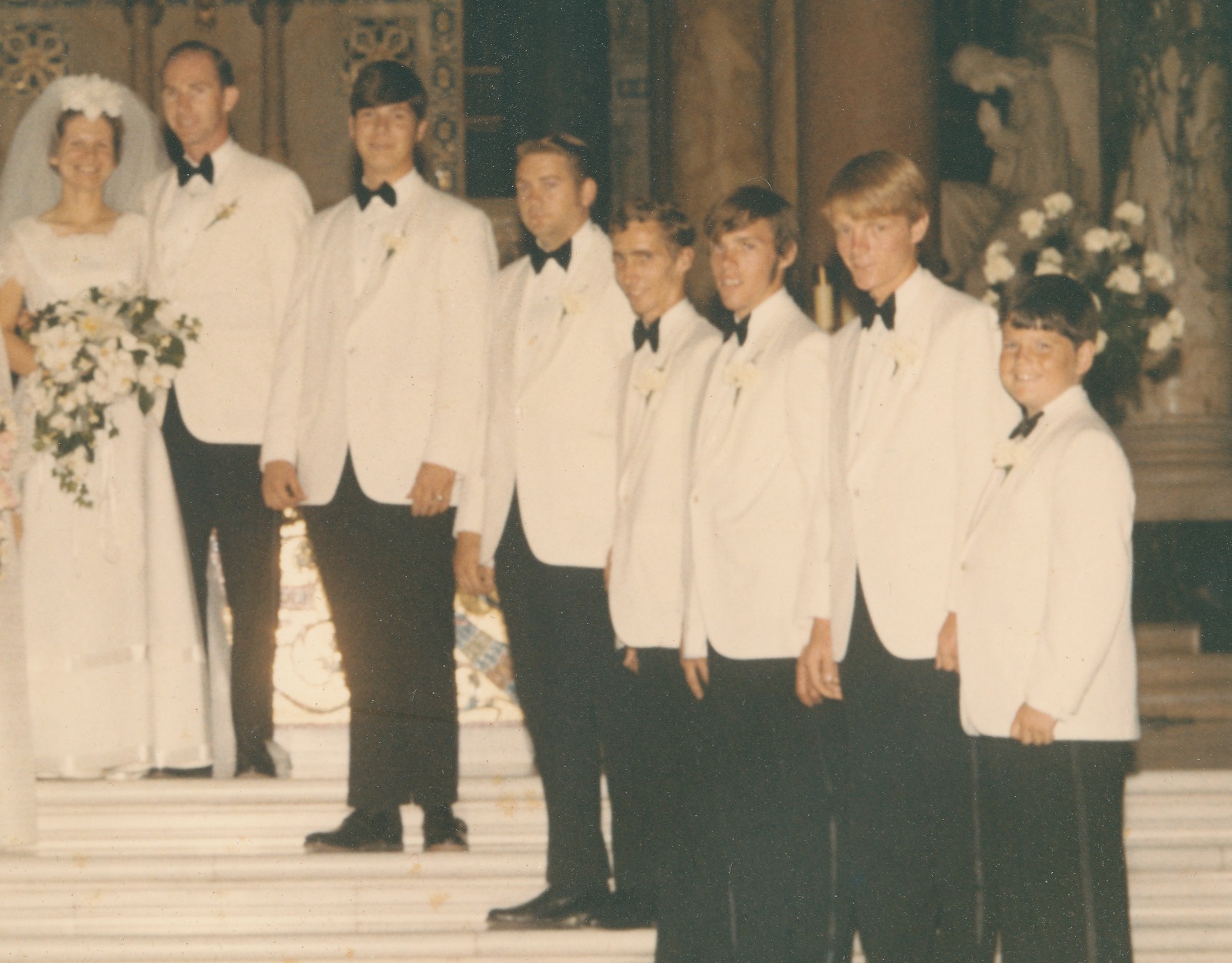 Wedding of Robert A. Hucke and Susan C. Riess, 1971
