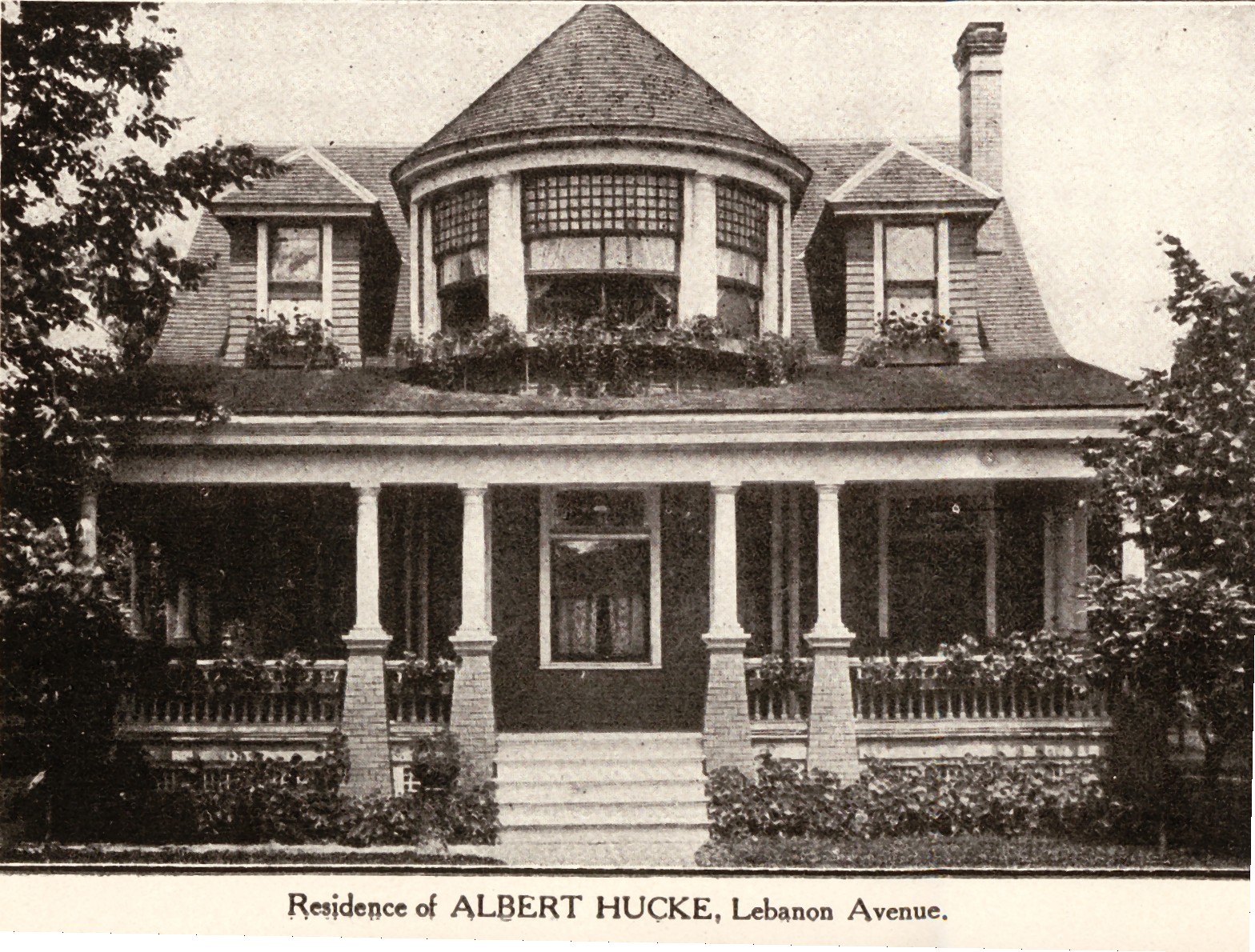 Home of Albert and Eugenia Hucke, Lebanon Avenue, Belleville.