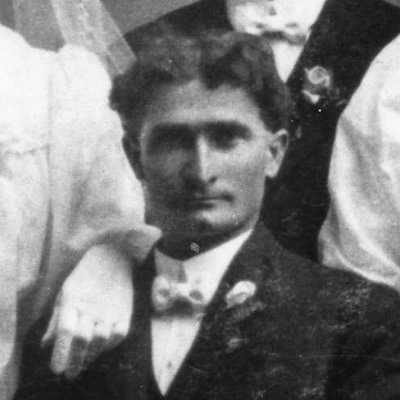 Frank Hucke, at his wedding