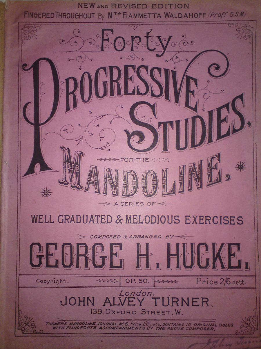 _Forty Progressive Studies for the Mandoline_, by George Herbert Hucke

