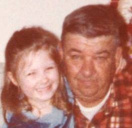 Leroy Louvier and daughter Michelle, ca. 1981