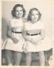 Susan Riess and Carol Riess, about 1952 Susan Riess and Carol Riess, about 1952